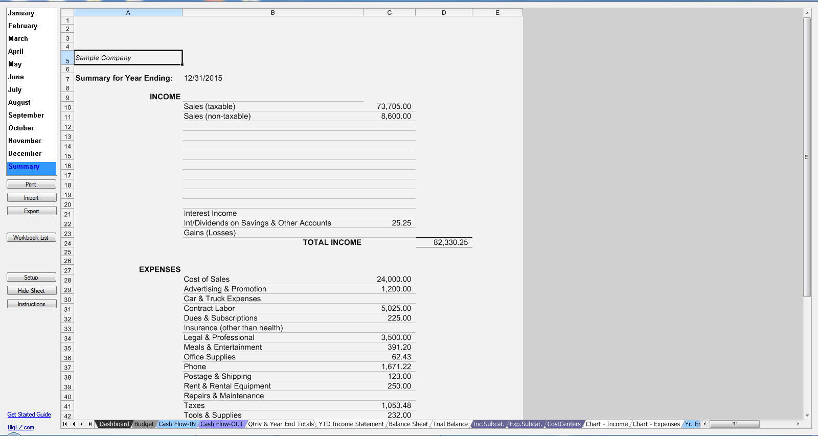 Cash Flow Out