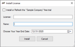 Install License 