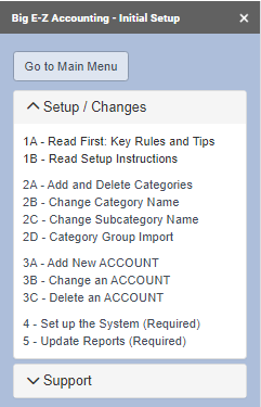 Accounting spreadsheet template